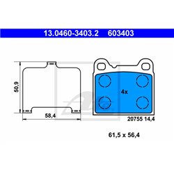 Klocki ATE Original - 13.0460-3403.2