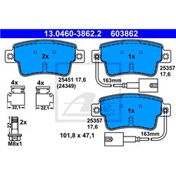 Klocki ATE Original - 13.0460-3862.2