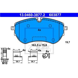 Klocki ATE Original - 13.0460-3877.2