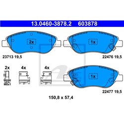 Klocki ATE Original - 13.0460-3878.2