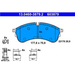 Klocki ATE Original - 13.0460-3879.2
