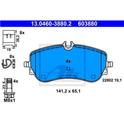 Klocki ATE Original - 13.0460-3880.2