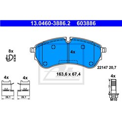 Klocki ATE Original - 13.0460-3886.2