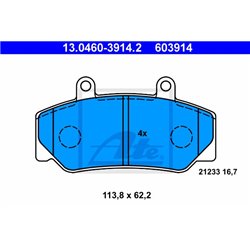 Klocki ATE Original - 13.0460-3914.2