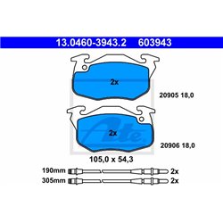Klocki ATE Original - 13.0460-3943.2
