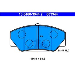 Klocki ATE Original - 13.0460-3944.2