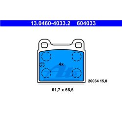 Klocki ATE Original - 13.0460-4033.2