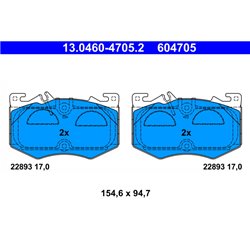 Klocki ATE Original - 13.0460-4705.2