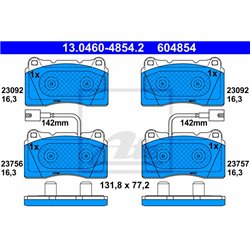 Klocki ATE Original - 13.0460-4854.2