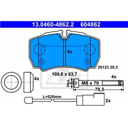 Klocki ATE Original - 13.0460-4862.2