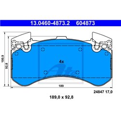 Klocki ATE Original - 13.0460-4873.2