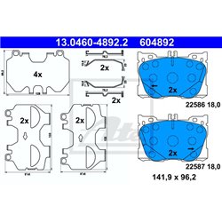 Klocki ATE Original - 13.0460-4892.2