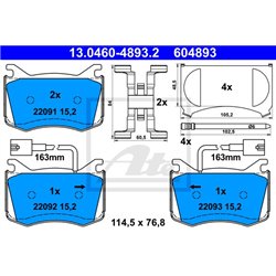 Klocki ATE Original - 13.0460-4893.2