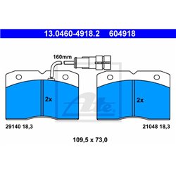 Klocki ATE Original - 13.0460-4918.2
