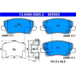 Klocki ATE Original - 13.0460-5505.2