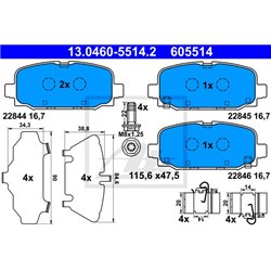 Klocki ATE Original - 13.0460-5514.2