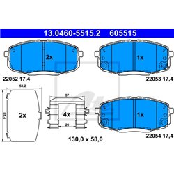 Klocki ATE Original - 13.0460-5515.2