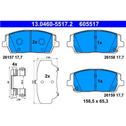 Klocki ATE Original - 13.0460-5517.2