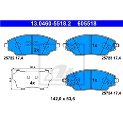 Klocki ATE Original - 13.0460-5518.2