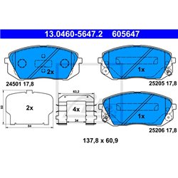 Klocki ATE Original - 13.0460-5647.2