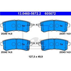 Klocki ATE Original - 13.0460-5672.2