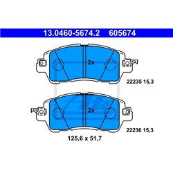 Klocki ATE Original - 13.0460-5674.2