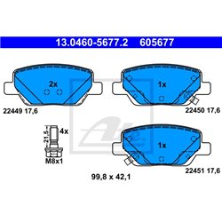 Klocki ATE Original - 13.0460-5677.2