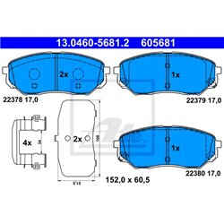 Klocki ATE Original - 13.0460-5681.2