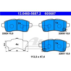 Klocki ATE Original - 13.0460-5687.2