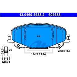 Klocki ATE Original - 13.0460-5688.2