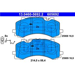Klocki ATE Original - 13.0460-5692.2