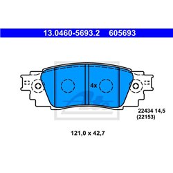 Klocki ATE Original - 13.0460-5693.2