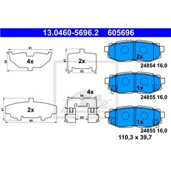 Klocki ATE Original - 13.0460-5696.2