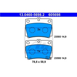 Klocki ATE Original - 13.0460-5698.2
