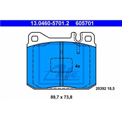 Klocki ATE Original - 13.0460-5701.2