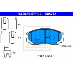 Klocki ATE Original - 13.0460-5713.2