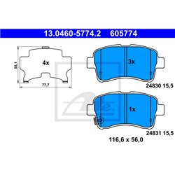 Klocki ATE Original - 13.0460-5774.2