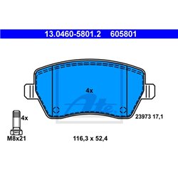 Klocki ATE Original - 13.0460-5801.2
