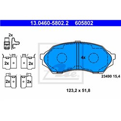 Klocki ATE Original - 13.0460-5802.2