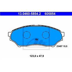 Klocki ATE Original - 13.0460-5854.2