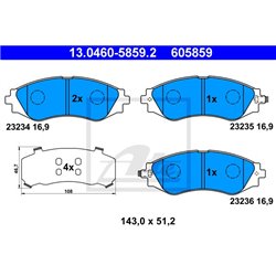 Klocki ATE Original - 13.0460-5859.2
