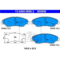 Klocki ATE Original - 13.0460-5896.2