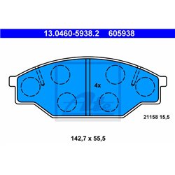 Klocki ATE Original - 13.0460-5938.2