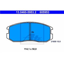 Klocki ATE Original - 13.0460-5953.2