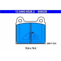 Klocki ATE Original - 13.0460-6028.2