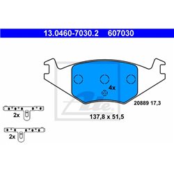 Klocki ATE Original - 13.0460-7030.2