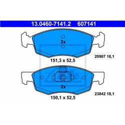 Klocki ATE Original - 13.0460-7141.2