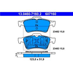 Klocki ATE Original - 13.0460-7160.2
