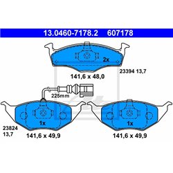 Klocki ATE Original - 13.0460-7178.2