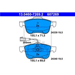 Klocki ATE Original - 13.0460-7269.2